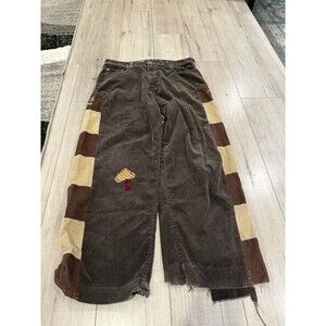 Vintage Levi’s SilverTab Baggy Corduroy Pants W36 L34 Black Made in USA 90s Y2K